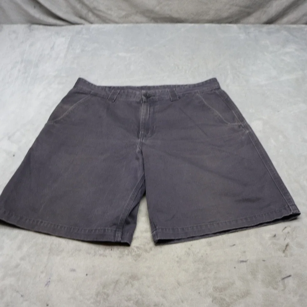 North Face Shorts Mens 34 Gray Horizon Utility Classic Canvas Casual Rugged
